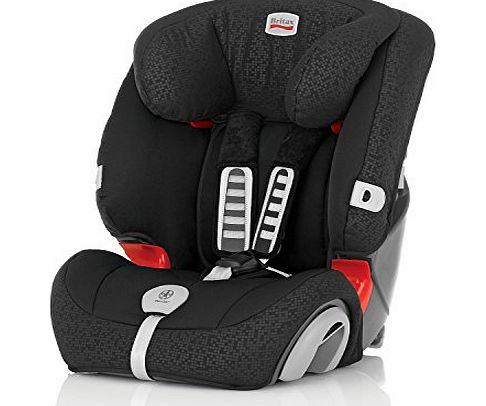 Britax Evolva 1-2-3 Plus Group 1/2/3 9 Months - 12 Years Forward Facing Car Seat (Black Thunder)