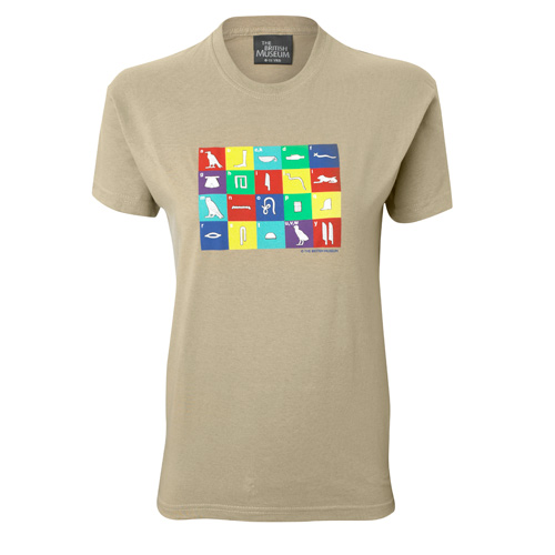 Hieroglyph alphabet T-shirt