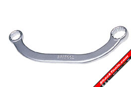 britool 7/16 X 1/2 Af Bi-Hex Curved Ring Spanner