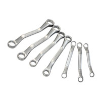 7 Piece Metric Flat Ratchet Ring Spanner Set