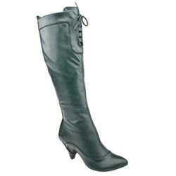 Female Bronx Nazza Cov Leather Upper in Green