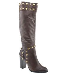 Female Campus Stud Knee Leather Upper ?40 plus in Dark Brown