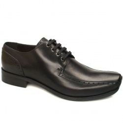 Male Bronx Morrison Tram Gibson Leather Upper in Black