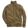 mens zip front cardigan