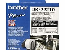 Brother DK-22210 - Labels - Roll 2.9 cm x 30.5 m