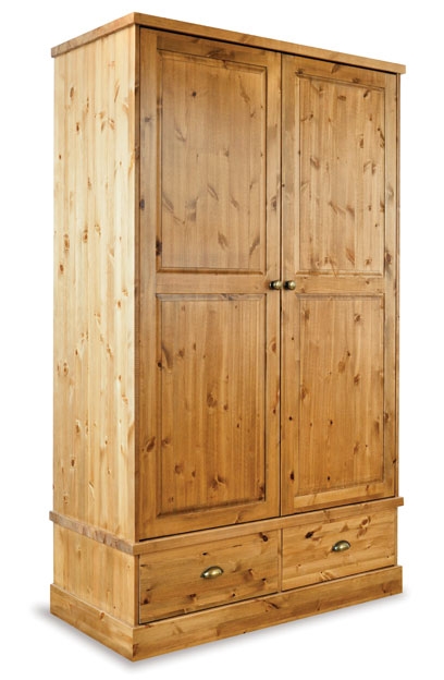 Pine Double Gents Grande Wardrobe