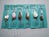 fishing spinning spoons hooks