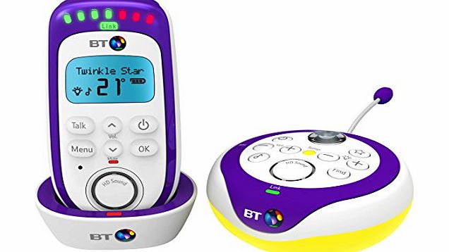 BT 350 Digital Baby Monitor Lightshow