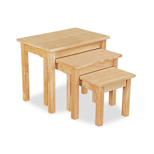 Budget Light Oak Nest of Tables 518.012