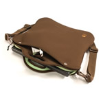 BUILT NY Laptop Portfolio Case Brown  (Fits up