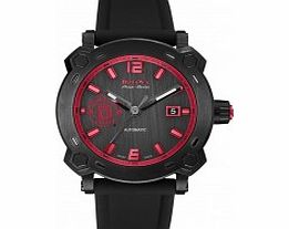 Bulova Accu Swiss Mens Accu Swiss Black Leather