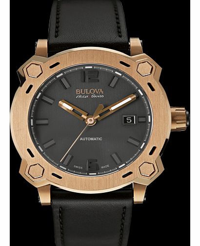 Bulova AccuSwiss Bulova Accu.Swiss Percheron Mens Watch 64B129