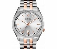 Bulova Mens BA11 Two Tone Steel Bracelet Watch