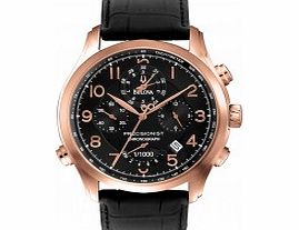 Bulova Mens Precisionist Wilton Rose Black