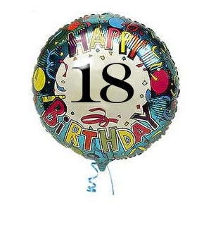 18th Birthday Balloon