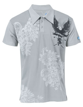 Polo Shirt Five O Eagle Putty