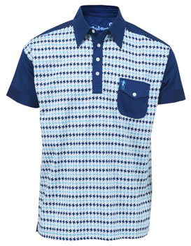 bunker mentality Polo Shirt Playa Dogtooth