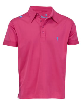 bunker mentality Polo Shirt Playa Hot Pink