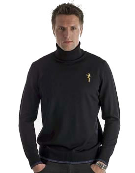 bunker mentality Rollneck Stella Merino Black