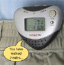 Talking pedometer