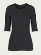 BURBERRY PRORSUM KNITWEAR BLACK M BUR-S-W61A12216