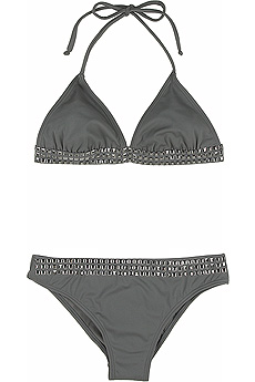 Burberry Stud trim bikini