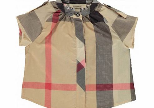 Burberry Tartan Blouse Beige `18 months,2 years,3 years