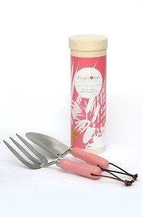 Burgon and Ball Pink Trowel and Fork Gift Set