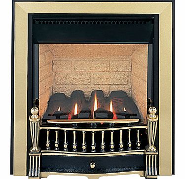 Burley Flueless Gas Fire, Environ 4240, Brass