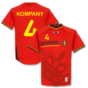 Burrda Belgium Home Kompany Shirt 2014 2015