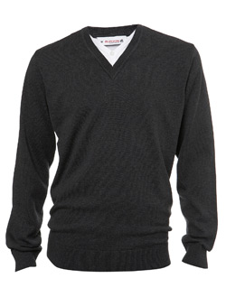 2in1 Grey Vee with White YNeck