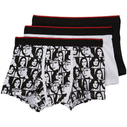 Burton 3 Pack Black and White Hipsters