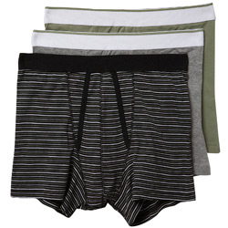 Burton 3PK Khaki Stripe Trunks