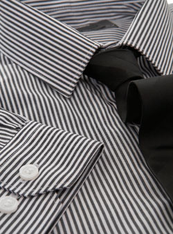 Black Bengal Stripe Slim Shirt