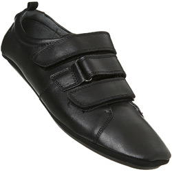 Black Casual Triple Velcro