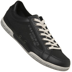 Burton Black Cupsole Sports Trainers