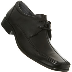 Burton Black Lace Up Centre Seam Loafers