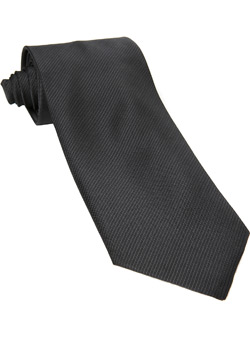 Black Textured Tie