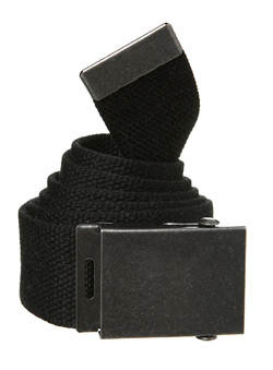 Black Web Casual Belt