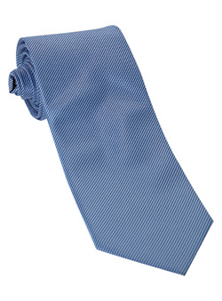 Burton Blue Fine Textured Plain Tie