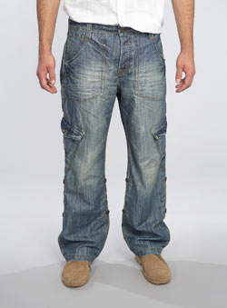 Blue Lightweight Combat Jeans