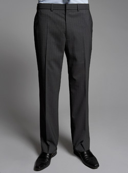 Burton Charcoal Pindot Performance Suit Trousers