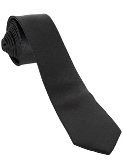 Burton Charcoal Textured Skinny Tie