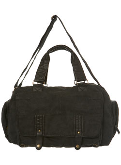 Grey Canvas Holdall