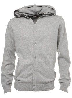 Grey Cardigan Hoodie