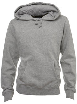 Grey Hooded Sweatshirt