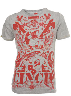 Grey Marl Cinch Fashion Tee