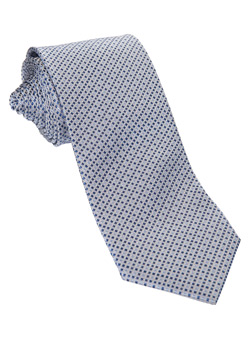 Burton Light Blue Dot Silk Tie