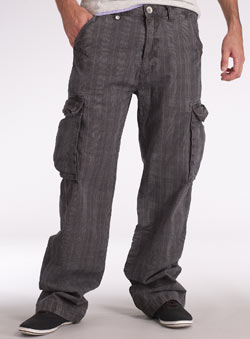 Mini Check Utility Cargo Trousers