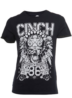 Navy Blue Cinch Fashion Tee